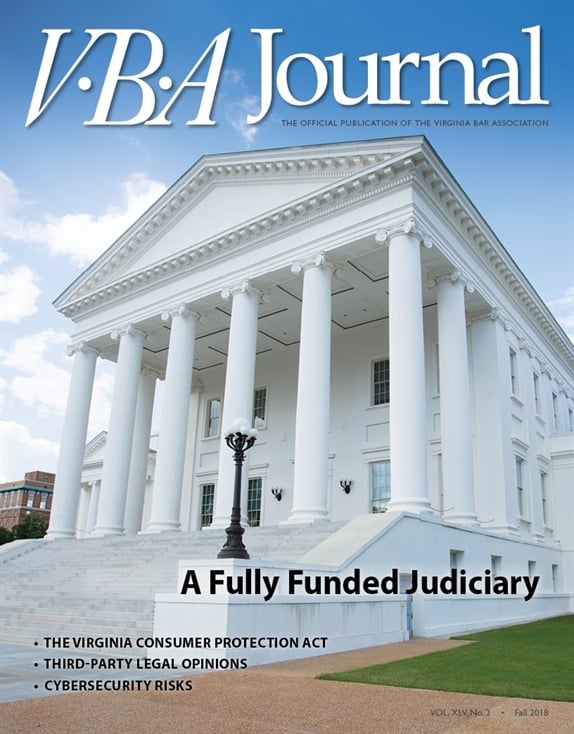 Fall 2018 VBA Journal VBA Journal Fall 2018