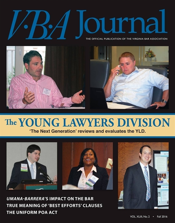 VBA Journal Fall 2016 VBA Journal Fall 2016